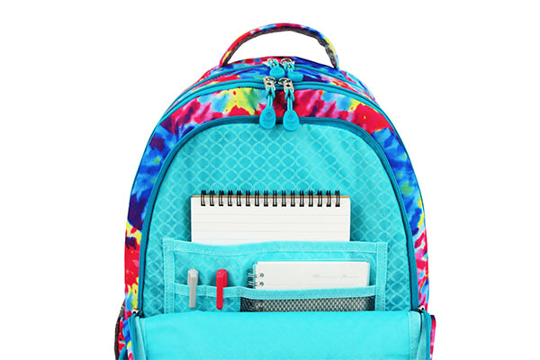 J World Cornelia Laptop Backpack JWS-49, Tie Dye