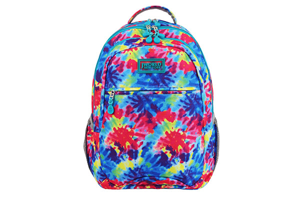 J World Cornelia Laptop Backpack JWS-49, Tie Dye