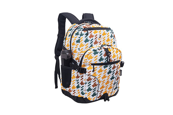 J World Atom Multi Purpose Laptop Backpack JWS-79, Vivid Tweed