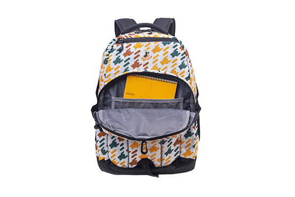 J World Atom Multi Purpose Laptop Backpack JWS-79, Vivid Tweed