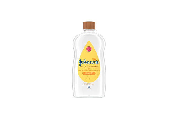 Johnson's Baby Oil, Mineral Oil Enriched with Shea & Cocoa Butter, 591ml