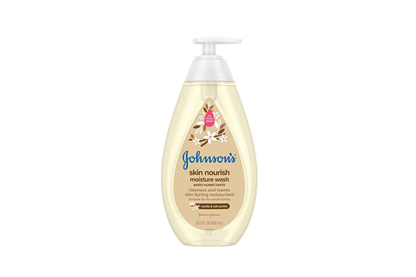 Johnson's Skin Nourishing Baby Wash with Vanilla & Oat Extract, Hypoallergenic & Tear Free Baby Wash, 600ml