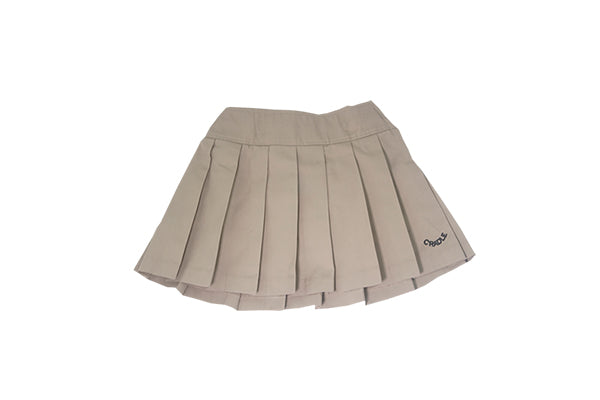 K12 Gear Cradle School Uniform Knife Pleat Skort, Khaki