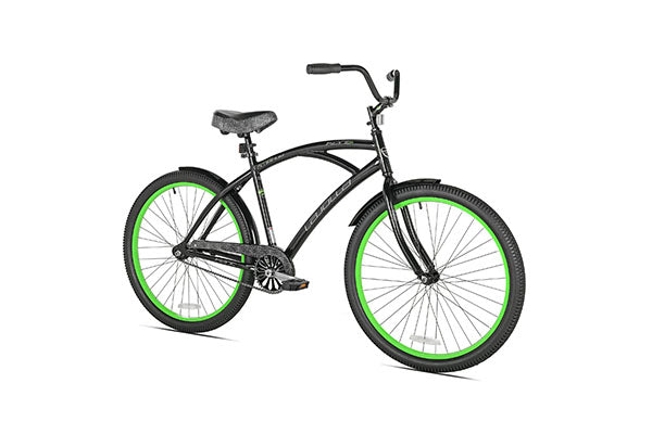 Kent 26" La Jolla Cruiser Men's Bike, Black/Green