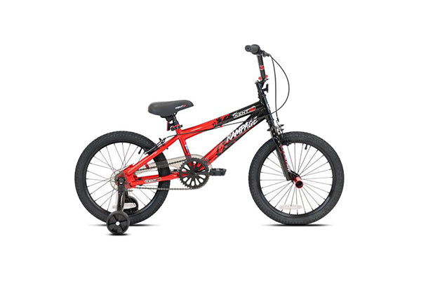 Kent Bicycles 18 in. Rampage Boy's BMX Child Bicycle, Red and Black Kent Bicycles 18 in. Rampage Boy's BMX Child Bicycle, Red and Black