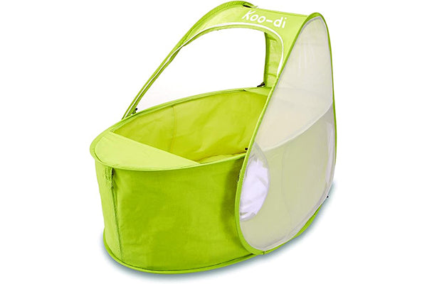 Koo-di Pop Up Travel Basinette , Lemon & Lime (0-6m)