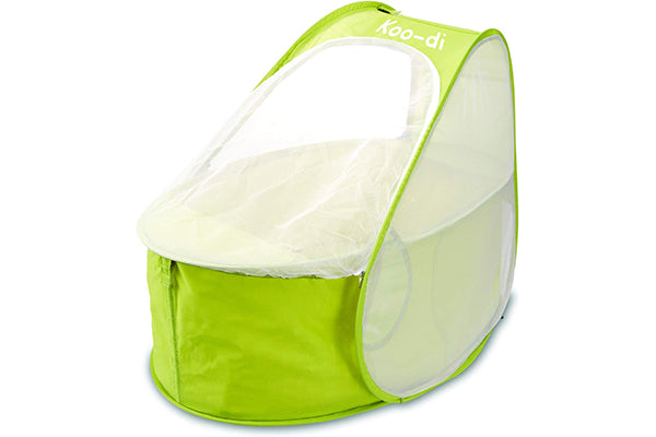 Koo-di Pop Up Travel Basinette , Lemon & Lime (0-6m)