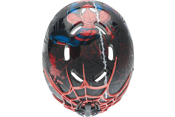 Marvel Spider-Man 3D Web Slinger Multisport Bell Bike Helmet, Black, Child 5+