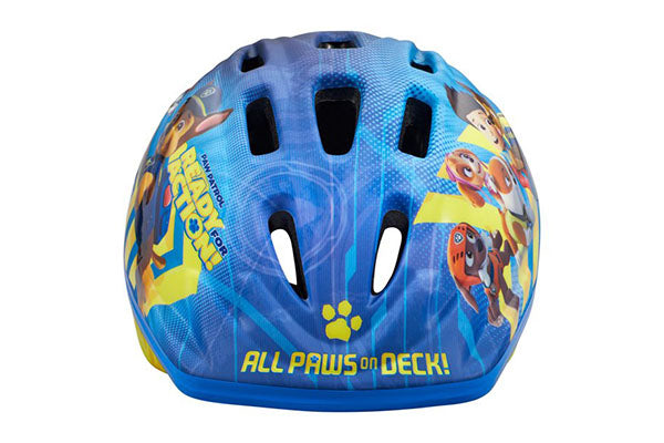 Nickelodeon Paw Patrol: Bike Helmet for Toddlers, Ages 3-5, Blue & Yellow