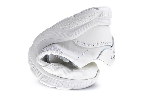 Pablosky Kids Unisex White Sneaker Shoe with Double Velcro Closure - 203900