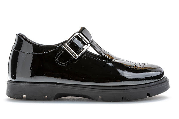 Pablosky Kids Black Patent Mary Jane Girls Shoe - 360119