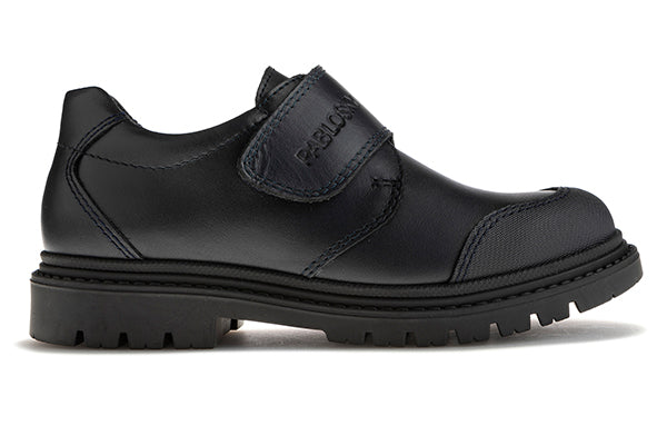 Pablosky Kids Navy Leather Boys Shoe - 728420