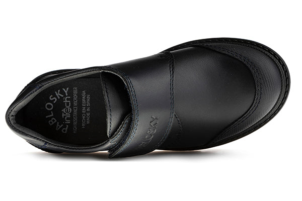 Pablosky Kids Navy Leather Boys Shoe - 728420