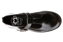 Paola Kids Black Leather Girls T-Strap Shoe - 878911