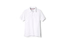 French Toast Unisex Short Sleeve Pique Polo Shirt, White