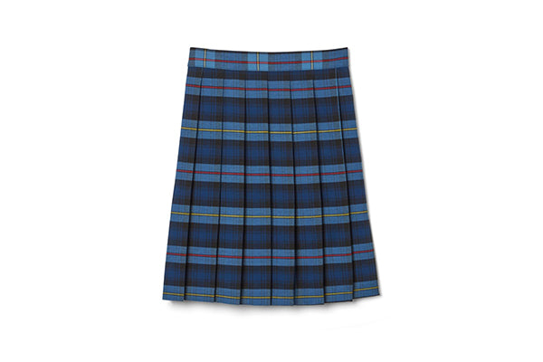 French Toast Girls Plaid Pleated Skirt, Blue