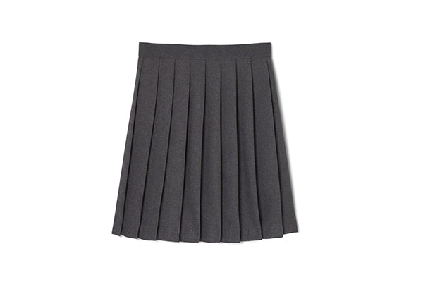 French Toast Girls Pleated Skirt, Grey