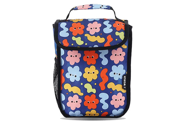 J World Lollipop Kids Rolling Backpack With Lunch Bag (16 Inch) RBS-16LSP, Baby Cloud
