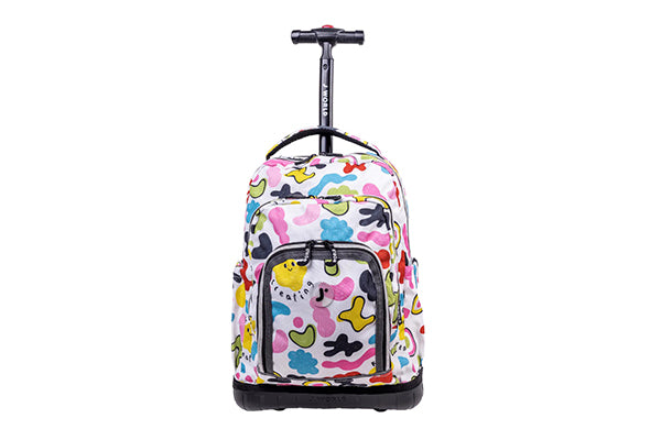 J World Lollipop Kids Rolling Backpack With Lunch Bag (16 Inch) RBS-16LSP, Kiddo