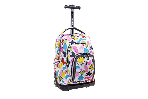 J World Lollipop Kids Rolling Backpack With Lunch Bag (16 Inch) RBS-16LSP, Kiddo