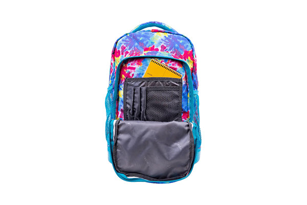 J World Sunny Rolling Backpack (17 Inch) RBS-17, Tie Dye