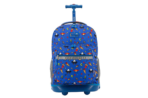 J World Kids Sunrise Rolling Backpack (18 Inch) RBS-18, Martian