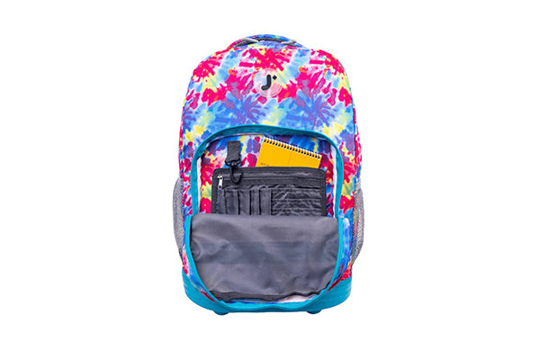 J World Kids Sunrise Rolling Backpack (18 Inch) RBS-18, Tie Dye