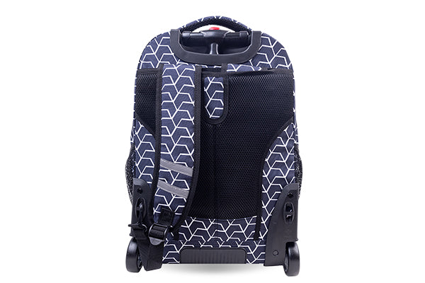 J World Sundance Laptop Rolling Backpack (19.5 Inch) RBS-19, Line