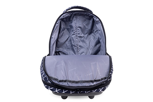 J World Sundance Laptop Rolling Backpack (19.5 Inch) RBS-19, Line