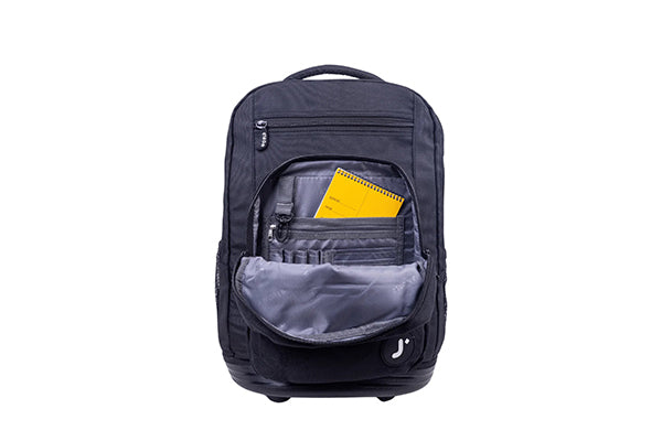 J World Sundance Laptop Rolling Backpack (19.5 Inch) RBS-19, Black