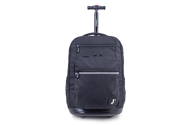 J World Sundance Laptop Rolling Backpack (19.5 Inch) RBS-19, Black