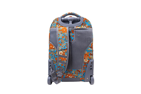 J World Sundance Laptop Rolling Backpack (19.5 Inch) RBS-19, Retro Bloom