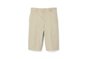 French Toast Boys’ Adjustable Waist Flat Front Short, Khaki