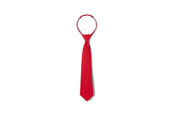 French Toast Boys Solid Adjustable Tie, Red