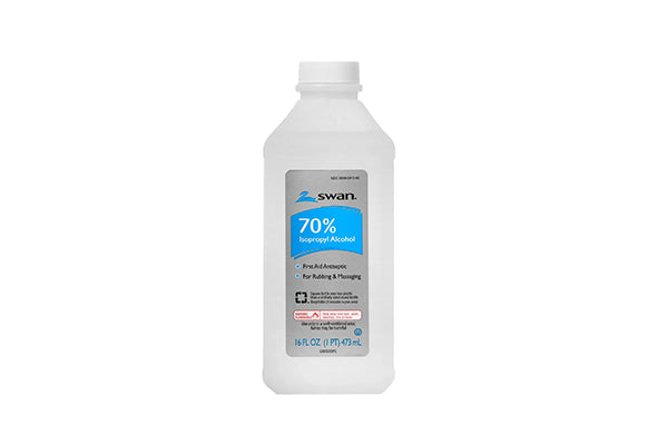 Swan 70% Isopropyl Rubbing Alcohol, 16 Oz. Bottle