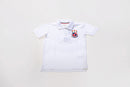 French Toast Cradle School Uniform Polo Shirt, White