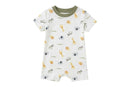 Chickpea Safari Wildlife 2PC Green Multi Rompers Set