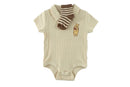 Disney Baby Winnie the Pooh 3PC Brown Bodysuit Pant and Sock Set