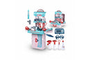 OLEOCA Kids Doctor Set — 3 in 1 Portable Suitcase & Medical Table Playset
