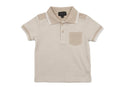 Perry Ellis Brown Multi Stripe Polo Infant Boys Short Set