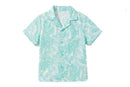 Caribbean Joe Daddy & Me Teal/White Infant Boys Short Set