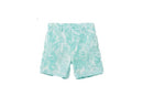 Caribbean Joe Daddy & Me Teal/White Infant Boys Short Set