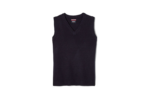 French Toast V-Neck Sweater Vest, Navy