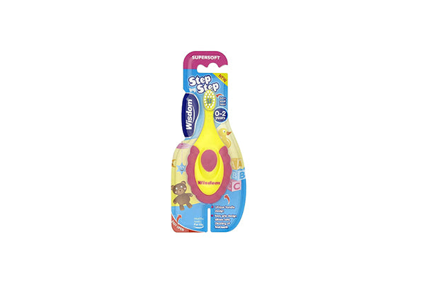 Wisdom Kids Step by Step Toothbrush, 0-2 Years