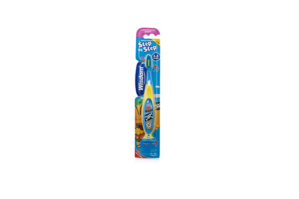 Wisdom Kids Step By Step Toothbrush, 3-5 Years