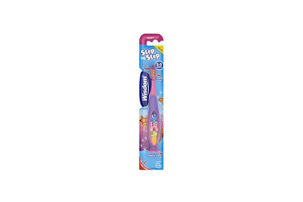 Wisdom Kids Step By Step Toothbrush, 3-5 Years