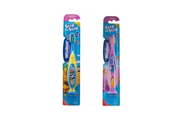 Wisdom Kids Step By Step Toothbrush, 3-5 Years