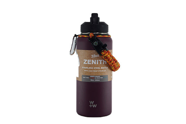 Zenith 44806 Stainless Steel Straw Bottle - 32oz