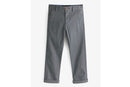 Next Kids Boys Regular Fit Stretch Chino Trousers Charcoal Grey