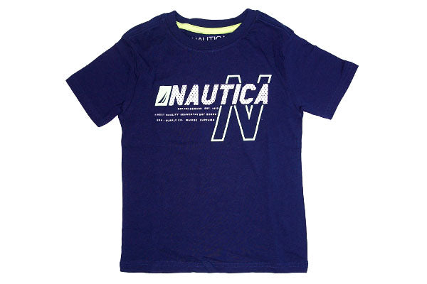 Nautica Kids Boys T-Shirt, Navy Blue